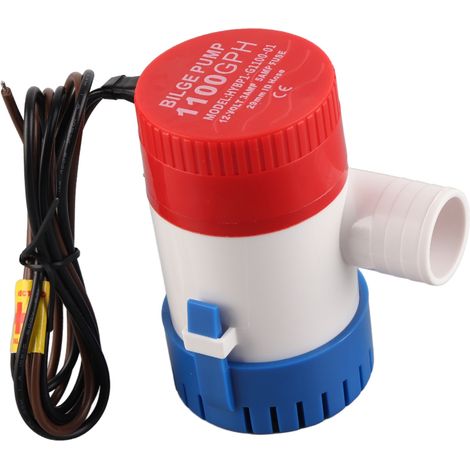 Pompe de Cale Submersible Marine 12V - 1100 GPH pour Bateau et Yacht - Pompe à Eau Électrique