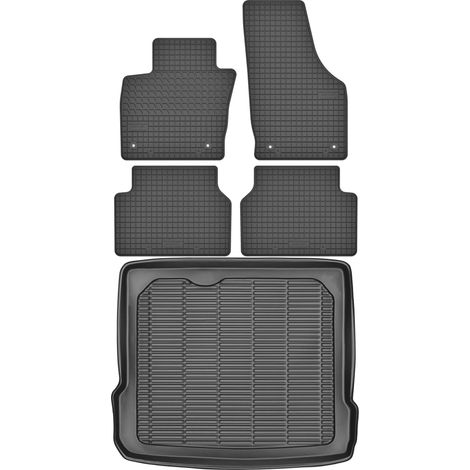 Set di tappetini in gomma per auto e tappetino per bagagliaio per Audi Q3 Crossover dal 2011 al 2018. (1/5)