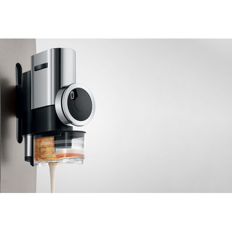 Accesorio para Sirope para Cafetera JURA 25064, complemento para preparar espuma de leche saborizada, set de 2 unidades, fácil instalación y apto lavavajillas, transparente (1/4)