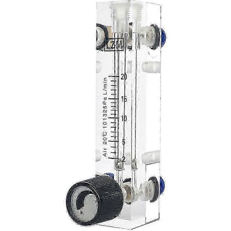 Débitmètre d'oxygène haute définition de type panneau, précision 0,1-1 L, temps de réponse 26 s, capacité 2-20 L (1/5)