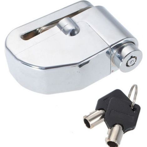ANTIFURTO SONORO MOTO BLOCCA DISCO RUOTA ALLARME SIRENA BLOCCADISCO SCOOTER