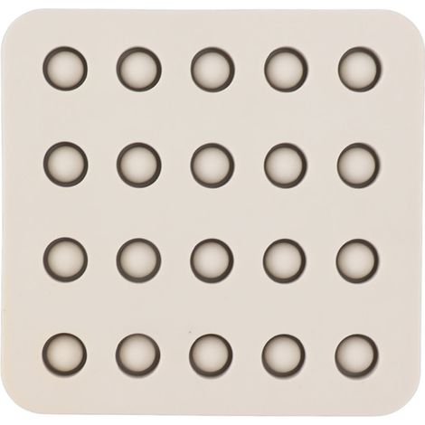 Moule en silicone pour la fabrication de cupules de reines en cire, 4 rangées, 96 x 92 x 14 mm (1/5)