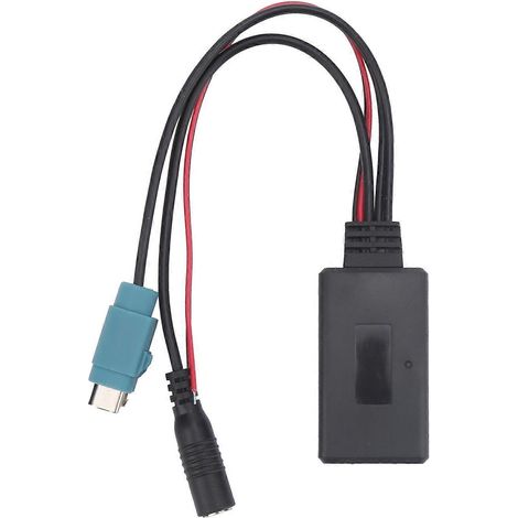 Bluetooth-Autoradio-AUX-Kabel mit Mikrofon und Freisprecheinrichtungsadapter, passend für Alpine KCE-236B / CDA-98