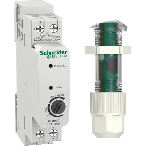 Interruttore crepuscolare Acti 9 IC2000 per interni (2 - 2000 lux) - CCT15285