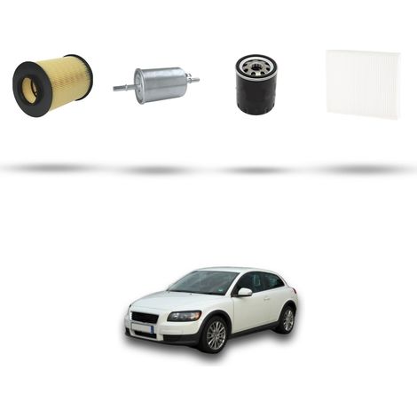Kit tagliando 4 filtri compatibile con Volvo C30 2.0/2.0 FlexiFuel 107KW dal 2006 al 2012 (1/5)