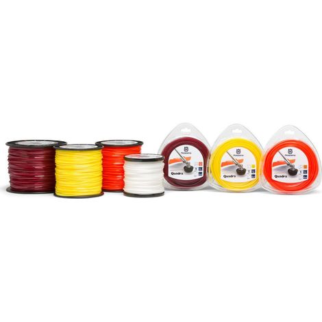 Filo giallo per decespugliatori Husqvarna Quadra blister 55mt x 2.7mm