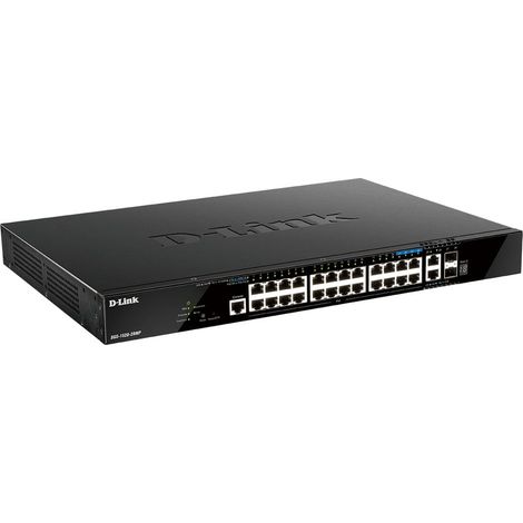D-Link DGS-1520-28MP/E 28-P SMART MANAGED POE+ SWITCH GIGABIT STACKABLE 4X10G 4X2.5