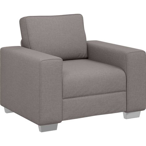 Maison Exclusive - Fauteuil Taupe 100 cm tissu (1/5)