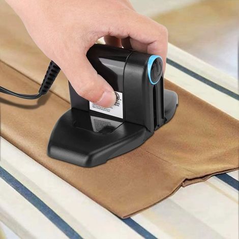 Miniplancha plegable, miniplancha portátil con función de vapor manual y seis ajustes de temperatura para viajes personales y de negocios, etc. (UE 110-220 V) (1/5)