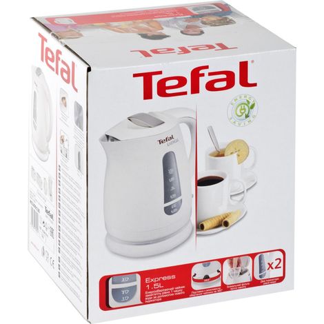 Tefal KO2991 tetera eléctrica 1,5 L 2200 W Gris, Blanco, Amarillo (1/2)
