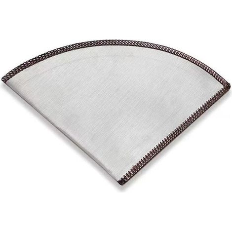 Wiederverwendbarer Kaffeefilter, Permanentfilter aus Edelstahl, langlebig, leicht zu reinigen (1/4)