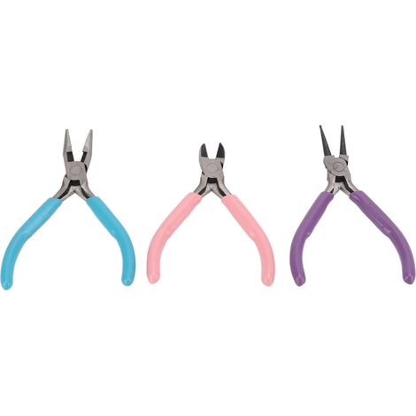 3 pinces robustes en acier haute résistance pour bijoux DIY et travail du fil métallique (1/5)