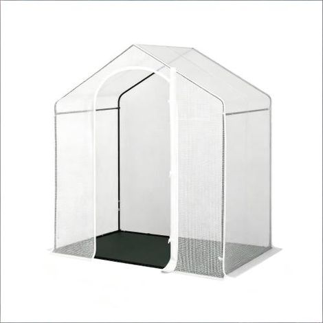 Serre extérieure à effet de serre avec Roll Up Arch Zipper porte plante tente d'hiver à effet de serre (1/5)