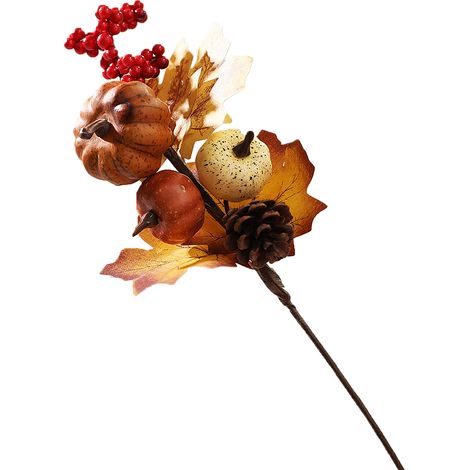 Halloween-Dekoration Stil B, künstliche Blume, Vase mit Zweig, 50 x 14 cm (1/2)