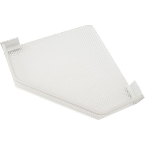 Étagère de rangement de salle de bain en acrylique sans perçage, organisateur mural en aluminium, étagère flottante triangulaire