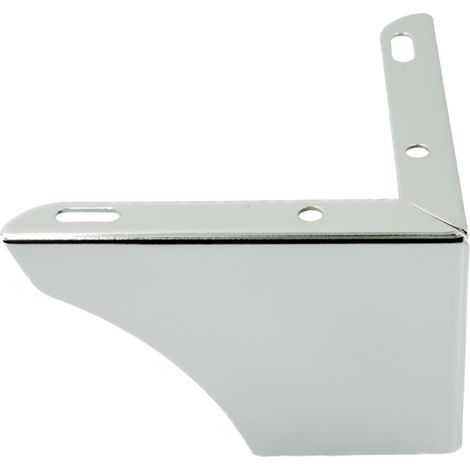 Pata de mueble de esquina, cromo plata, altura 7,5 cm (1/3)