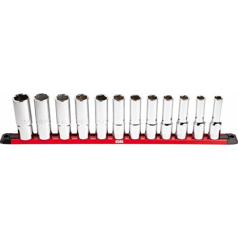 SERIE 12 CHIAVI A BUSSOLA CON BOCCA ESAGONALE X-GRIP 235 1/2 XL/SE12