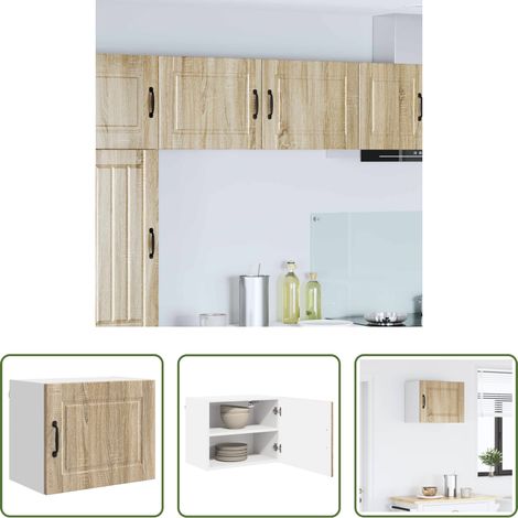 Holzwerkstoff - Küchenschrank Sonoma-Eiche 50 x 31 x 40 cm Holzwerkstoff (1/5)