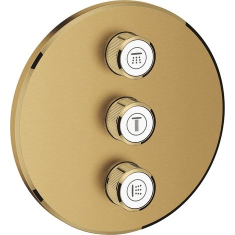 Grohe Grohtherm SmartControl 3-fach Unterputzventil, Wandrosette (1/5)