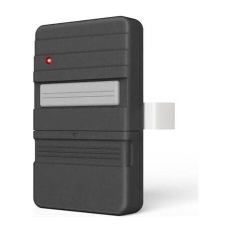 NALOOKAMIC  Lot de 2 Télécommandes Porte de Garage 390 MHz Compatible DIP 9 12 Interrupteur Aérien