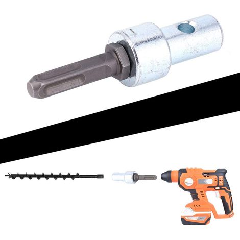 Adaptateur de foret carré à 4 trous pour marteau électrique vers outil connexion tarière (1/5)