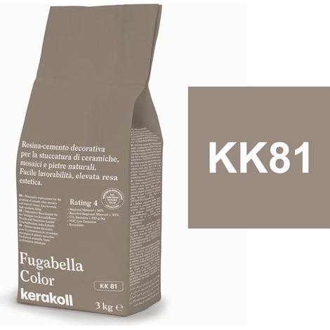Fugabella color kk 81 resina-cemento per stuccatura kg 3
