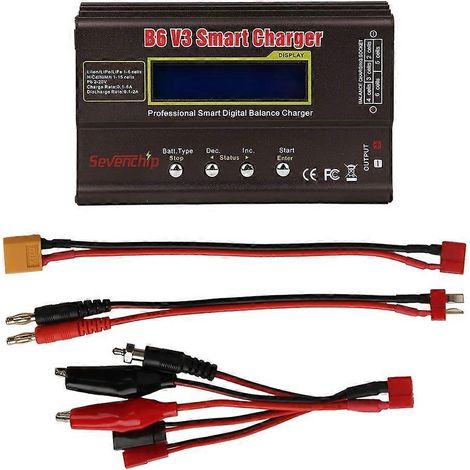 Chargeur d'équilibrage numérique intelligent avec écran LCD et haute précision numérique pour la mesure de la résistance interne (80 eV). (1/4)