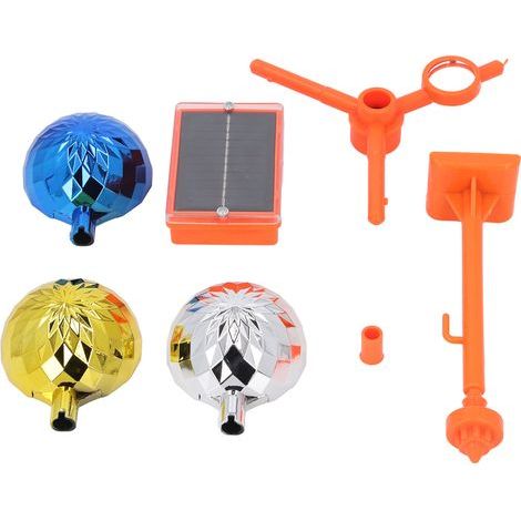 Solar-Powered Bird Scarecrow with Rotating Reflective Light and Sound Signal – 360°, Waterproof, for Garden, Orchard, Airport (1/5)