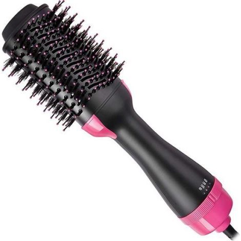 Brosse Seche-Cheveux - 8 en 1 Rotative Chauffante - Technologie Ionique - Pour Cheveux Mouillés ou Secs - 5 Pièces (1/5)