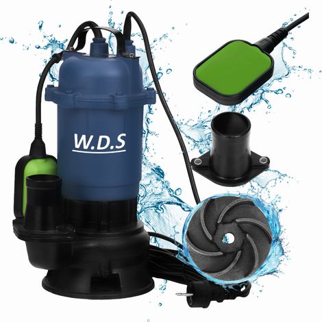 Jardibricodeco – Bomba sumergible 2850W 2" 30000 l/h – Para agua limpia y sucia – Motor de alta eficiencia – Modelo WDS2422 (1/5)