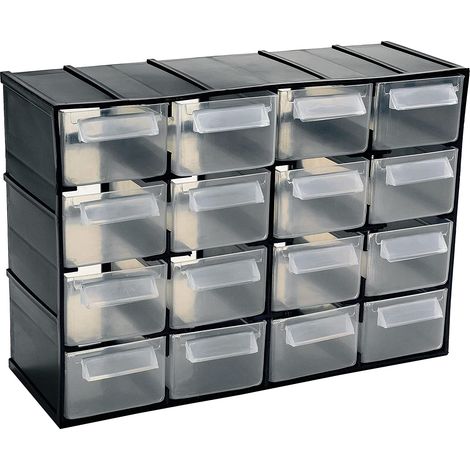 Board of Organizer bringt Minteries Stapel für ineinandergreifende 16 Schubladen 22x8.5xh15.6 cm (1/3)