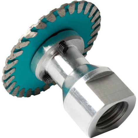Mini disque diamanté Ø50mm – Couronne diamantée pour coupes nettes – Adaptable M14 – Utilisation à sec ou à l'eau