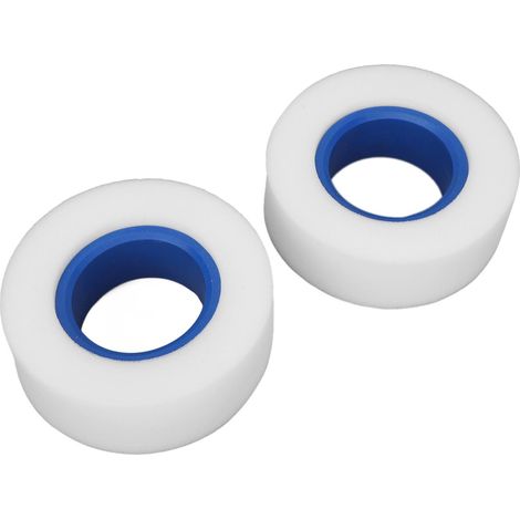 2 Pièces Mousse Souple pour Pneus RC 1/10 1/8, Diamètre 130mm, Double Épaisseur pour Crawler 2.2 Pouce, Bleu (1/5)