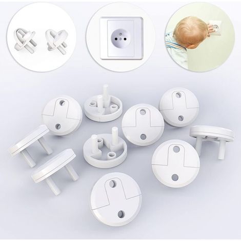 20pcs Caches Prises Franaises Cache Prise Bébé Amovible [ Sans Clef Ni Adhésif ] Nouvelle Génération Originale Sécurité Domestique Et Puériculture Pour Protection Prise