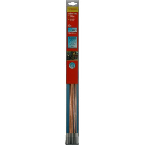 Lotto di 10 saldature acciaio/rame d2 500 mm Rolot 605 ROTHENBERGER ROTHENBERGER