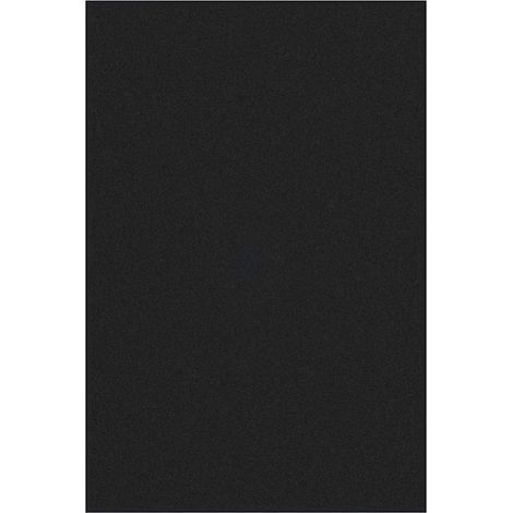 Felpudo rectangular moderno de 120 x 180 cm elegante y antideslizante de poliamida negra 020057961 (1/5)
