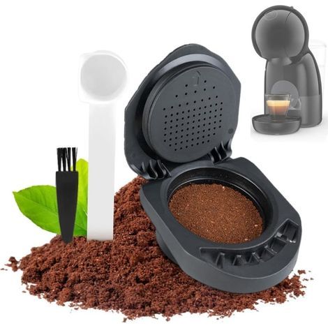 Wiederverwendbarer Kapseladapter für Dolce Gusto, nachfüllbarer Kunststoffkapsel-Konverter (1/5)