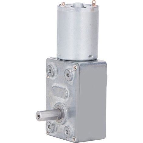 Getriebemotor mit Schneckengetriebe, einstellbare Drehrichtung, hohes Drehmoment, selbsthemmend, 12 V DC, 2 W, 0–5 U/min (1/5)