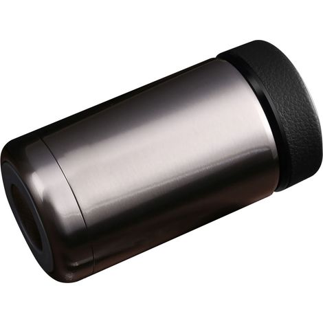 Bouteille isotherme en acier inoxydable 380 ml, cadeau idéal pour les étudiants, mug de voyage à isolation sous vide pour les sports de plein air et le camping, couleur acier. (1/5)