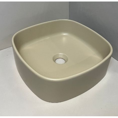 LAVABO QUADRATO FORIU' SABBIA MATT APP. 40X40 FO03