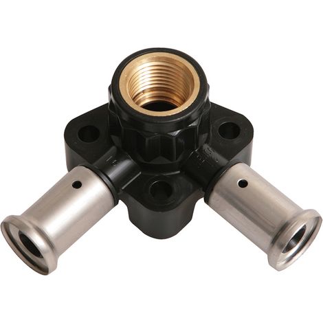 Applique double 40mm PVDF multicouche à sertir TH ou BE Femelle 1/2 - Ø20x2.0 (1/2)