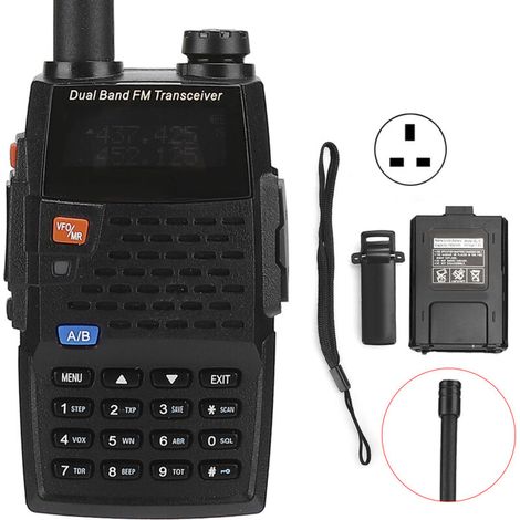 Radio marine étanche UV F9 Plus IP67 UHF/VHF bibande 100-240 V-AquaForge (1/5)