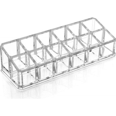 Porte-cosmetiques Organisateur Esy 10244 Présentoir 12 Compartiments Organisateur Maquillage (1/2)