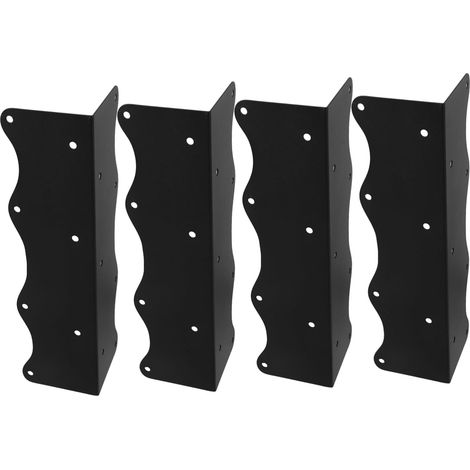 4 Pièces Supports d'angle pour Potager Surélevé en Acier au pour Jardin Extérieur et Maison (1/5)