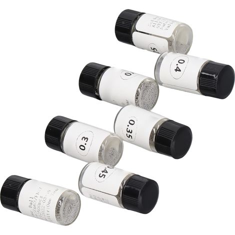 7 flacons de billes d'étain pour le reballage BGA, pochoirs universels pour le soudage et la réparation de puces PCB. (1/5)