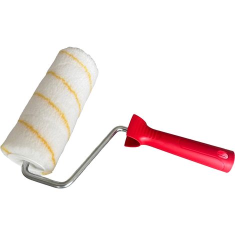 Rouleau à Peinture Rayé Jaune 18 Cm Rouleau à Peinture Rayé Jaune 18 Cm - Color Expert