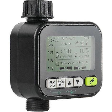 Contrôleur d'irrigation automatique, programmateur de jardin, système d'arrosage intelligent, A (1/2)