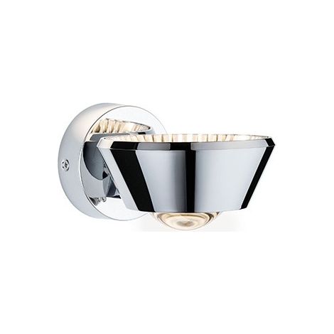 PAULMANN 709.47 ÉCLAIRAGE MURAL ADAPTÉ À UNE UTILISATION À L'INTÉRIEUR CHROME 9 W (1/5)