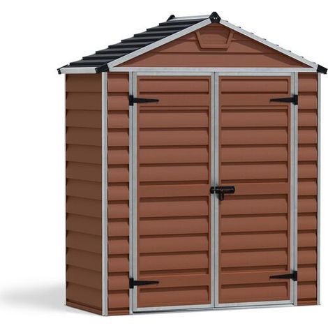 Canopia Skylight Casetta Da Giardino in Policarbonato 90X185X217 cm Ambra
