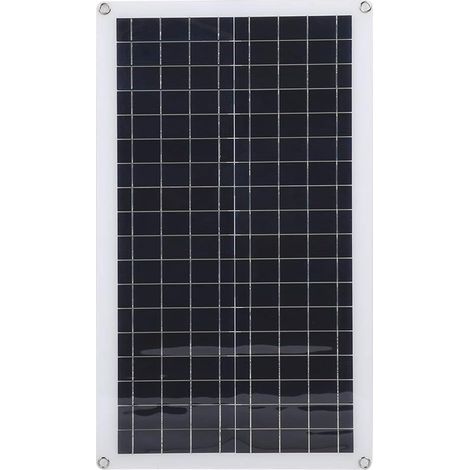 Panneau Solaire Polycristallin Ultra-fin 40 W, Haute efficacité, avec Double Port USB, Charge pour Téléphone Portable, Chargeur Solaire Extérieur MP3 (1/4)